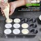 Muffin Pan for Baking – 12-Cup Nonstick Cupcake Tin, 2-Pack Carbon Steel Bakeware Set, Premium Cheesecake & Cup Cake Trays, Dishwasher Safe